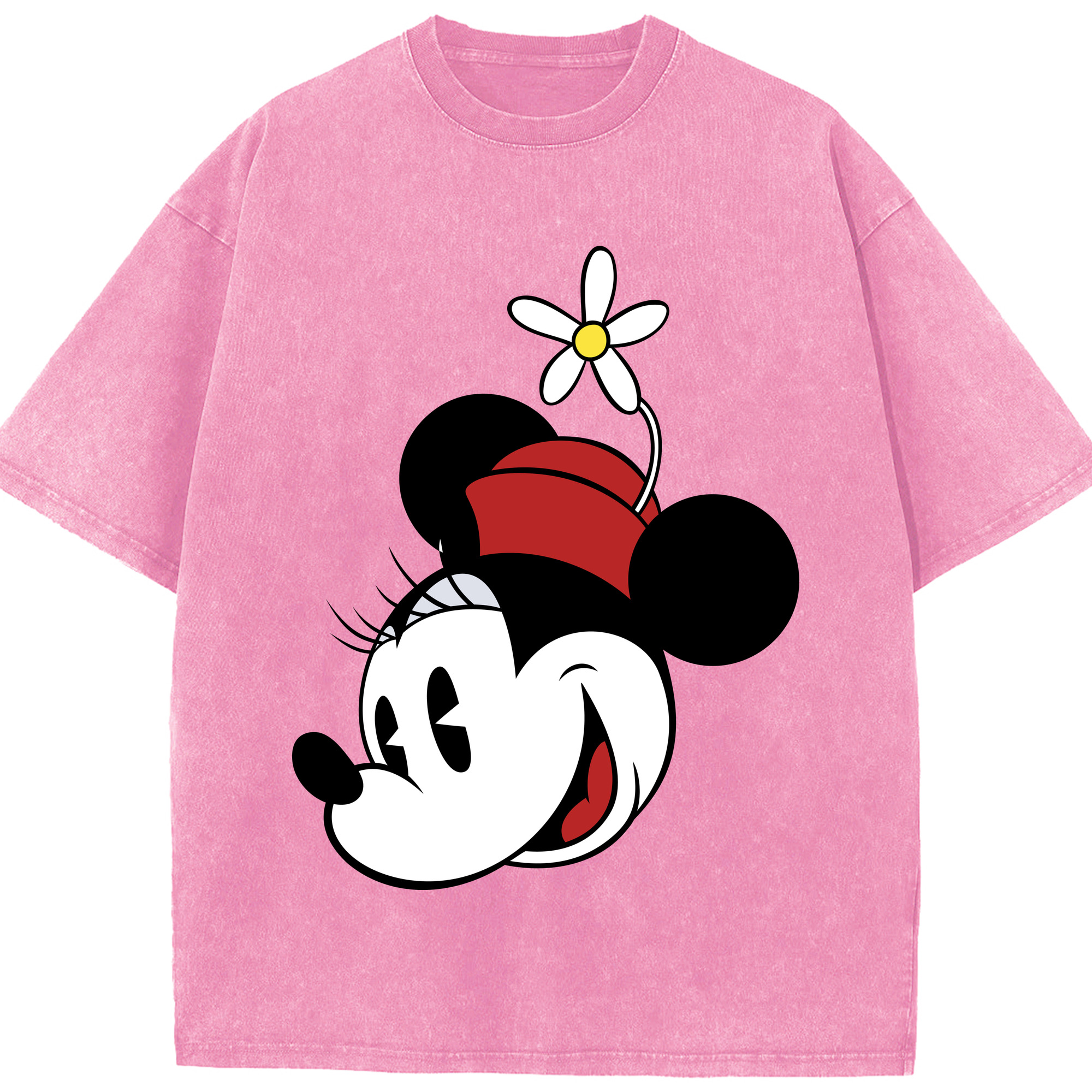 （画像用） ミッキーマウス Mickey Mouse 綿100% ヴィンテージ風 半袖Tシャツ（フロントプリント）